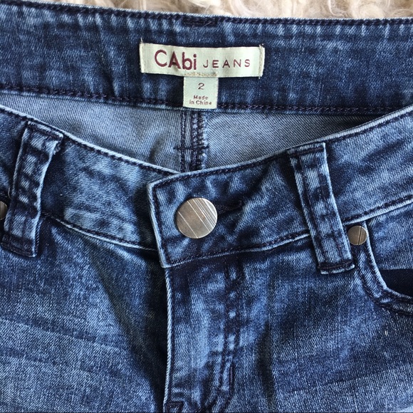 CAbi Jeans Cabi Consultation Wash Paint Splatter Skinny Jeans